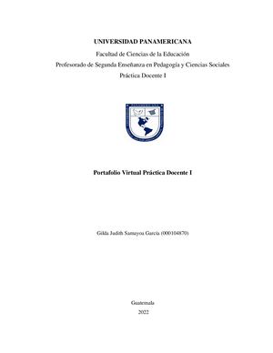 Portafolio Virtual Práctica I Gilda Judith Samayoa