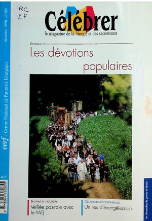 Célébrer 285 - Décembre 1998
