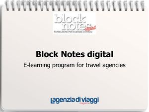 Block Notes digital by L'Agenzia di Viaggi