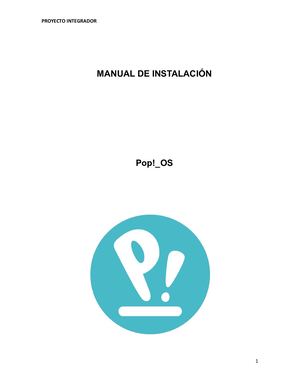 Manual De Instalación Pop! Os