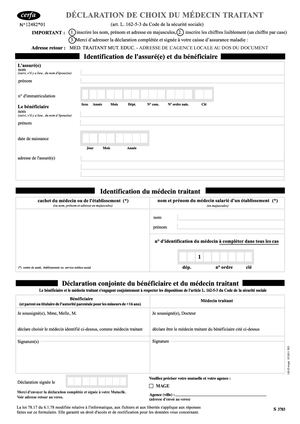 Choix Medecin Traitant