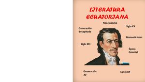 Literatura Ecuatoriana Mini Libro