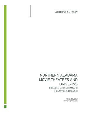 Northern Alabama movie theatre history