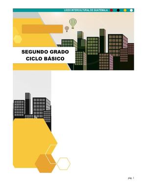 Segundo Básico - Bloque II.