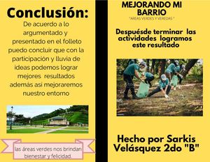 Naranja Azul Tienda Creativo Tríptico Folleto