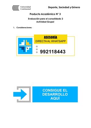 Deporte, Sociedad Y Género - PA3