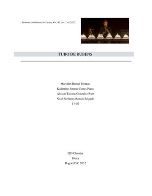 Tubo De Rubens