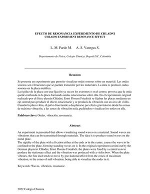 Experimento De Chladni - Luisa Pardo, Sofia Vanegas 1102