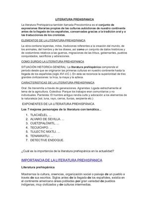 Literatura Prehispanica (1)