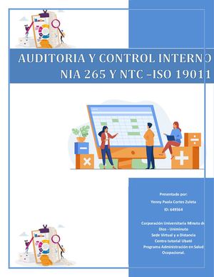 Cartilla De Auditoria Y Control Interno Primera Y Segunda Parte