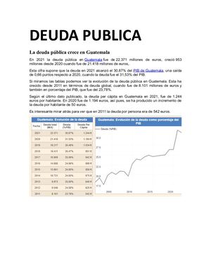 Deuda Publica