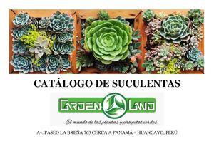 Catálogo De Suculentas Garden Land