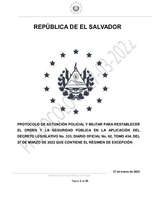 Protocolo De Actuacion Decreto No 333 Vfaes