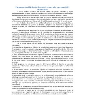 Plantilla #7 Ciencias Mayo Primero