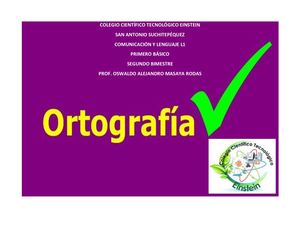 Ortografía