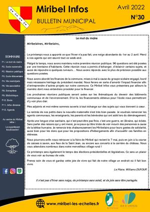 Miribel Infos N°30