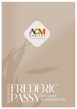 Plaquette Frederic Passy Sy