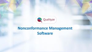 Nonconformance Management Software