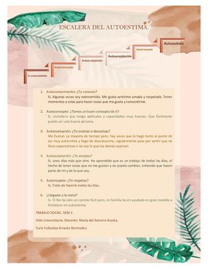 Escalera Del Autoestima