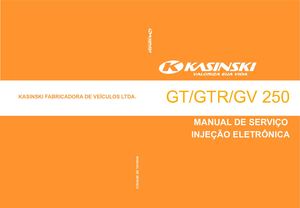 Manual De Serviço Gt Gv 250