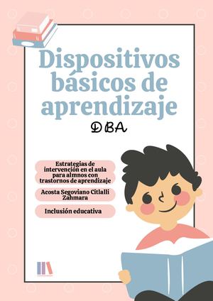 Dispositivos básicos del aprendizaje