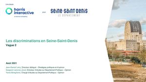Rapport Harris 2021 Les Discriminations En Seine Saint Denis