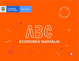 Abc Economía Naranja