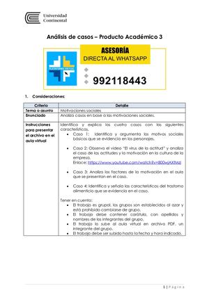 Psicologia De La Motivacion Y Emocion - PA3