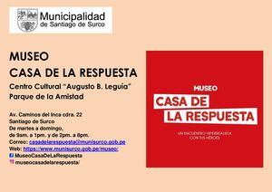 EXPOSICIÓN ITINERANTE DEL MUSEO CASA DE LA RESPUESTA