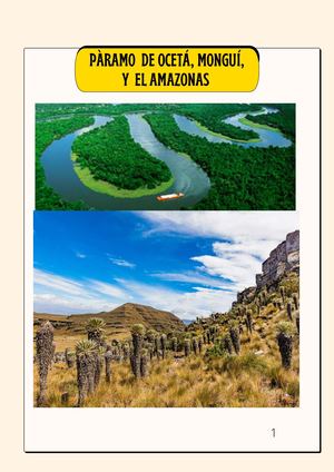 Cartilla (Paramo De Ocetá Y Selva Amazonica)