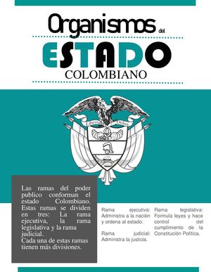 1001 04 Organismos Del Estado Colombiano