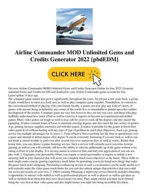 Airline Commander MOD Unlimited Gems and Credits Generator 2022 {pbdEDM}