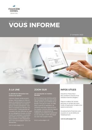 Newsletter 2e Trimestre 2022 FC