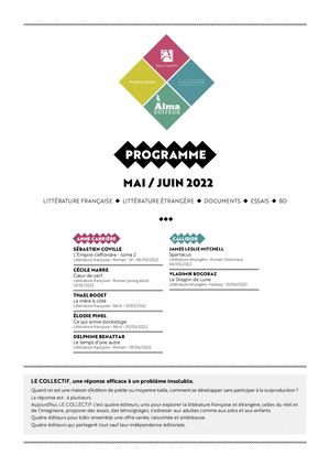 PROGRAMME MAI-JUIN 2022