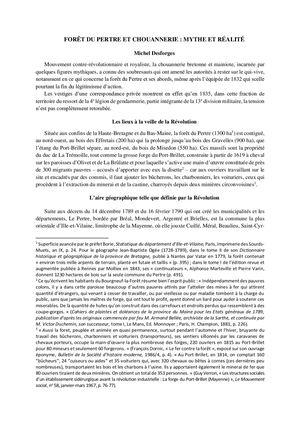 Forêt du Pertre et chouannerie : mythe et réalité