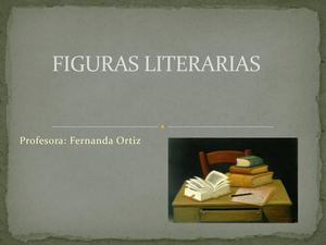 Ppt Figuras Literarias