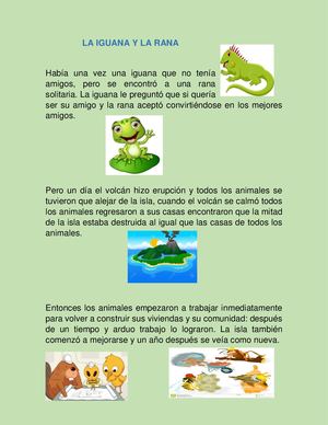 La Iguana Y La Rana