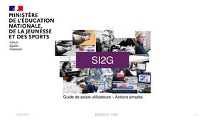 DOC_O1_Guide De Saisie Si2g Actions Simples V2