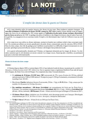 NOTE DU CESA HORS SÉRIE UKRAINE 2
