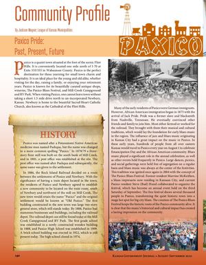 Community Profile: Paxico