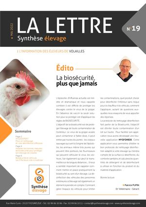 Lettre SE Volaille n°19