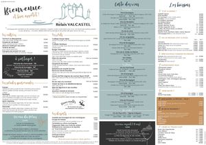 Le Relais Valcastel - Carte 2022