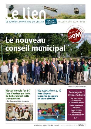 Le Lien 68 Journal Municipal Le Cellier juillet-août 2020