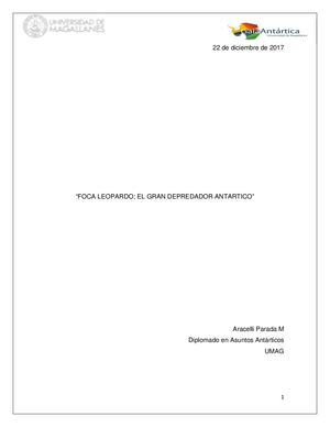 Parada Aracelli La Foca Leopardo (1)