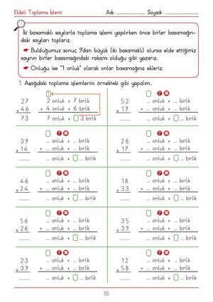 2 Sinif Matemati̇k 1 Dönem 8 Hafta