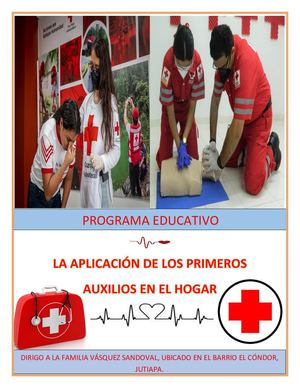 Programa Educativo Primeros Auxilios En El Hogar (Original)