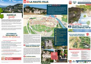 Plan touristique de Vaison-la-Romaine