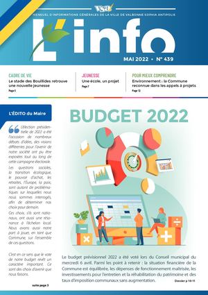 Info 439 - Mai 2022