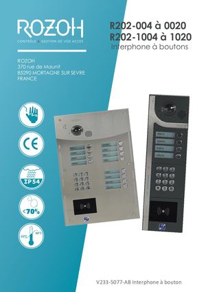 V233 5077 Aa Interphone À Boutons
