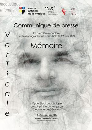 Communiqué de presse ACEL Verticale Mémoire de Gérando
